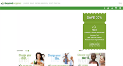 Desktop Screenshot of mybeyondorganic.com